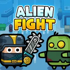 Alien Fight Police vs Zombie Banner